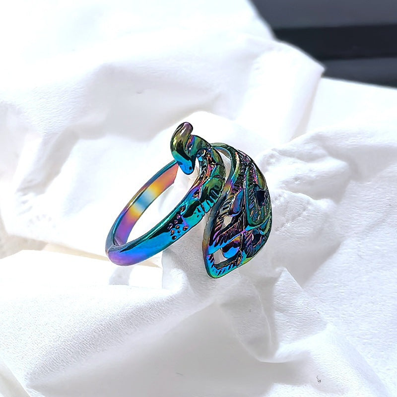 Iridescent Statement Ring