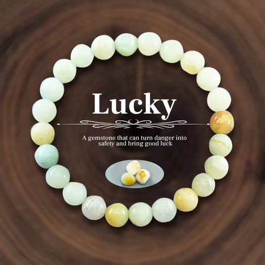 Lucky Jade Beaded Bracelet