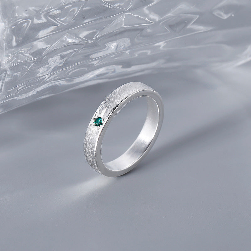 Minimalist Emerald Ring