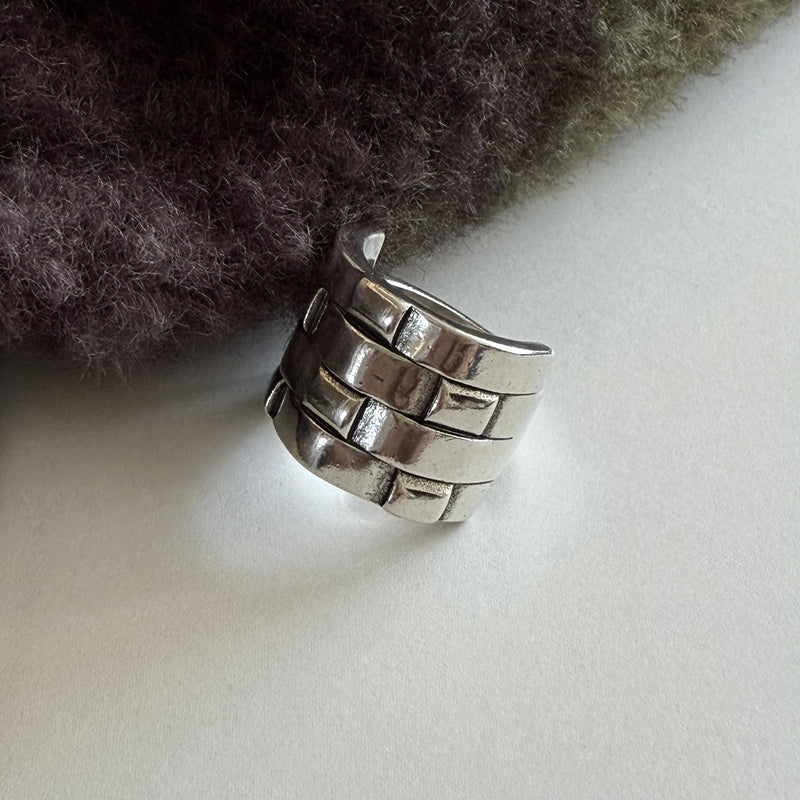Modern Silver Ring