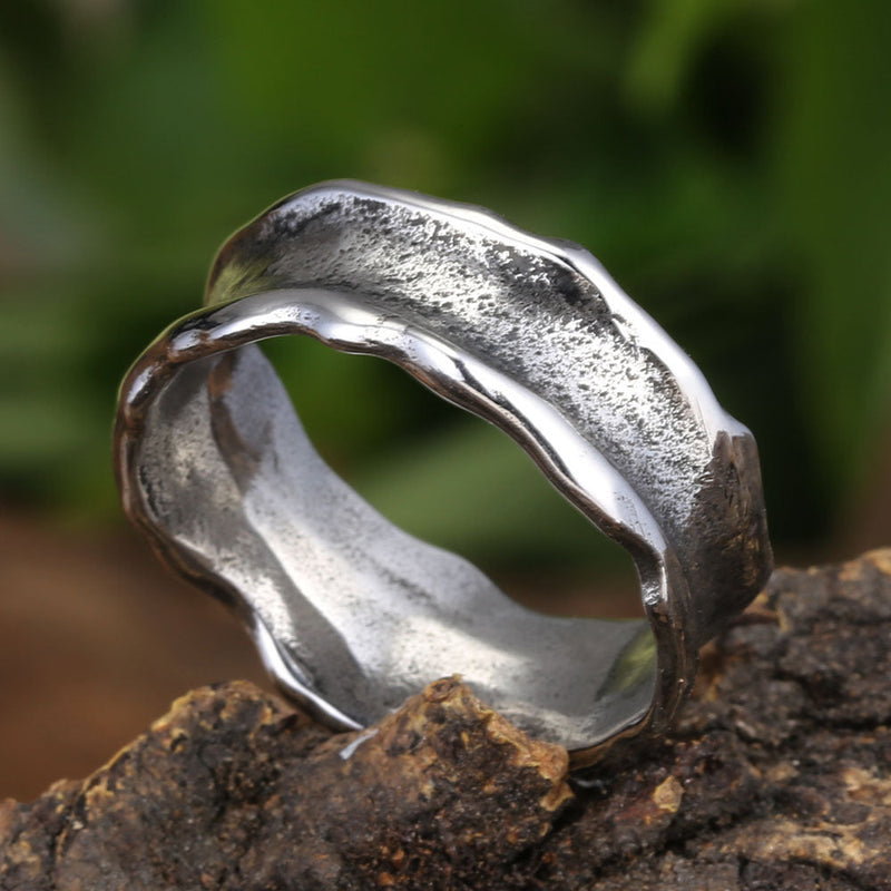 Modern Silver Ring