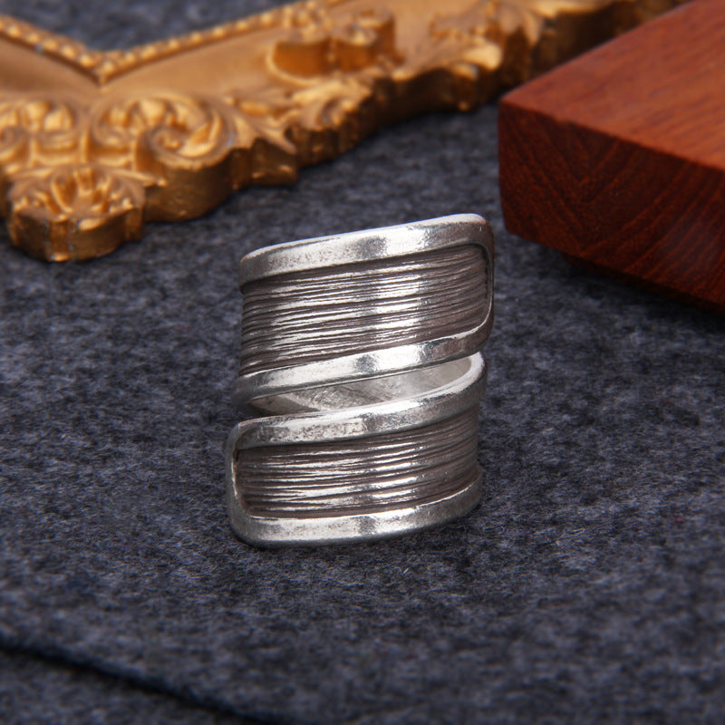 Modern Silver Ring