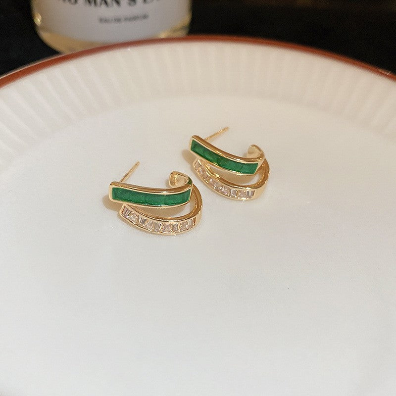 Chlo�� Feuillage Earrings | Gold