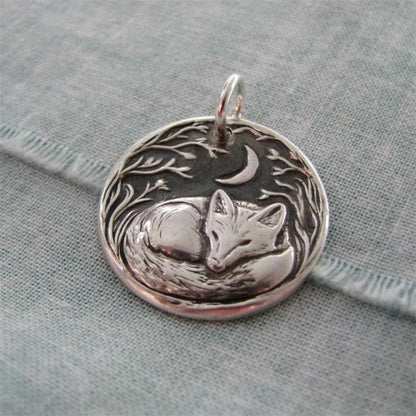 Vintage Crescent Night Whisper Necklace