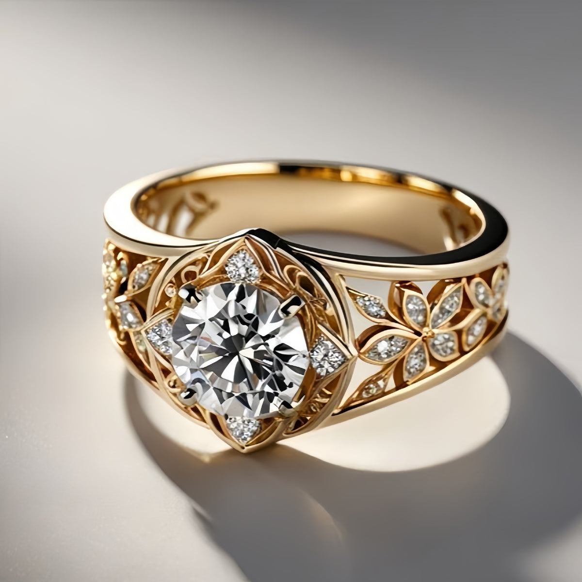 Marquise Garden Filigree Ring