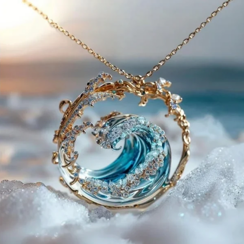 Ocean Wave Necklace
