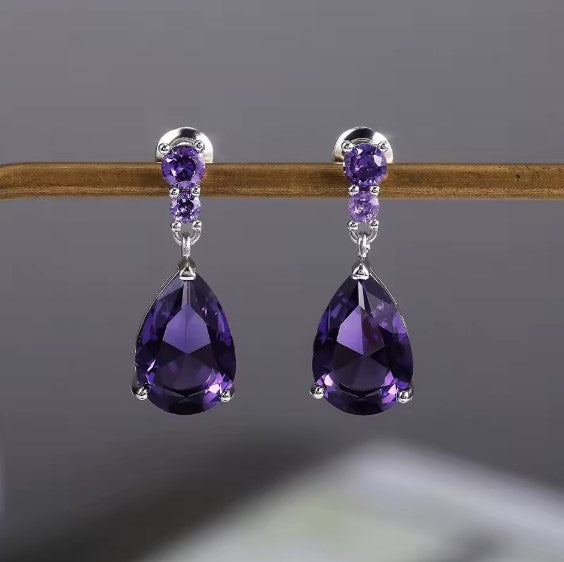 Purple Stone Waterdrop