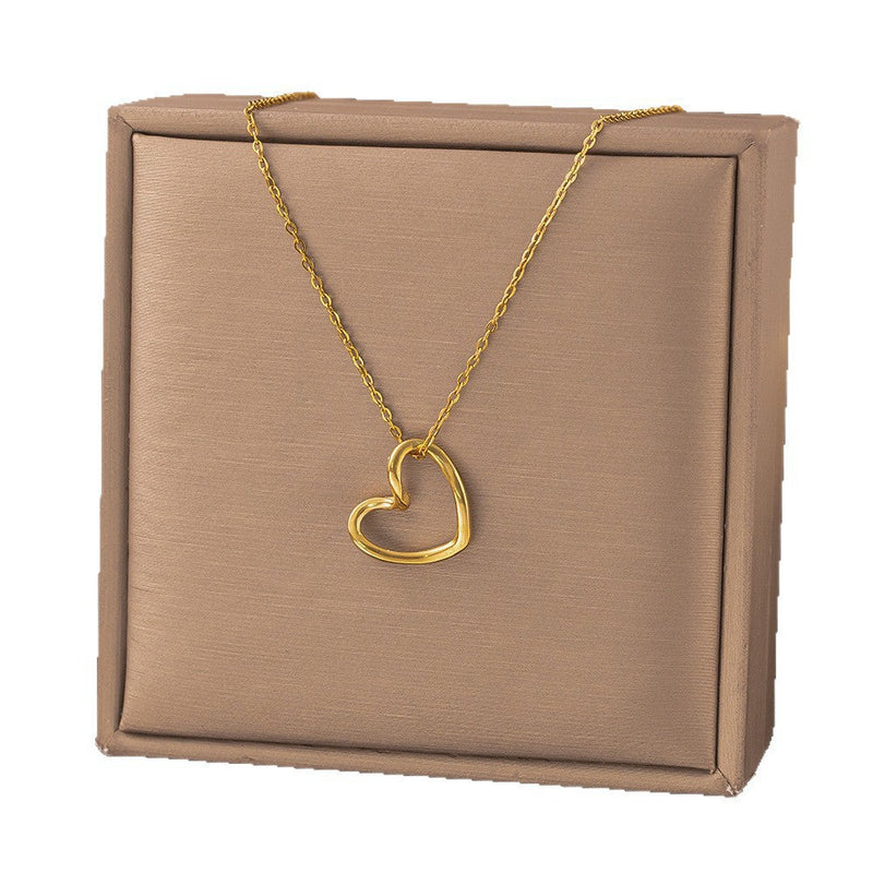 Romantic Gold Heart Necklace