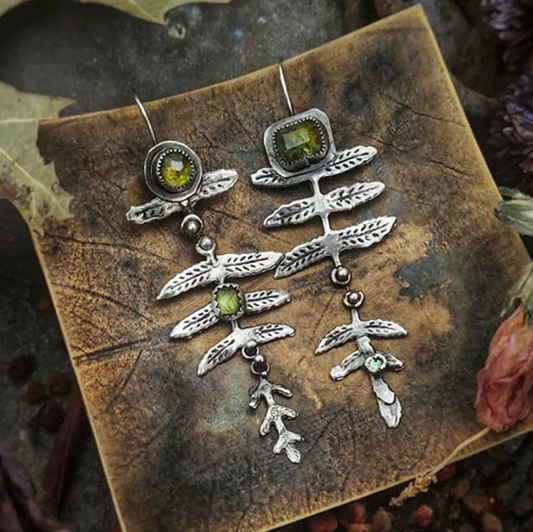 Leaf-shaped Earrings