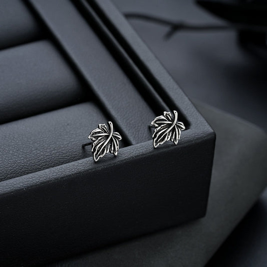 Silver Leaf Earrings