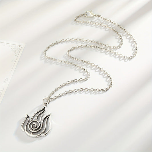 Spiral Flame Necklace