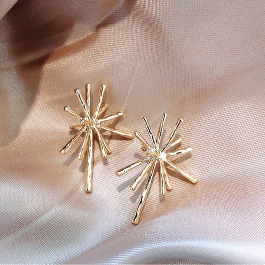 Starburst Gold Earrings