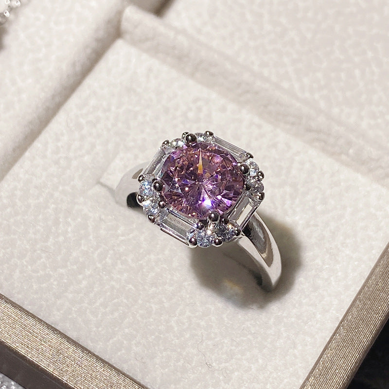 Statement Amethyst Ring