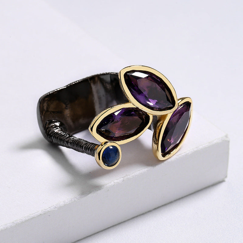 Statement Amethyst Ring