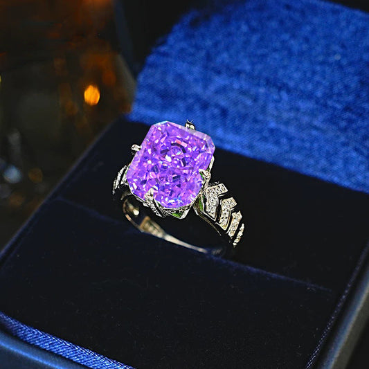 Statement Amethyst Ring