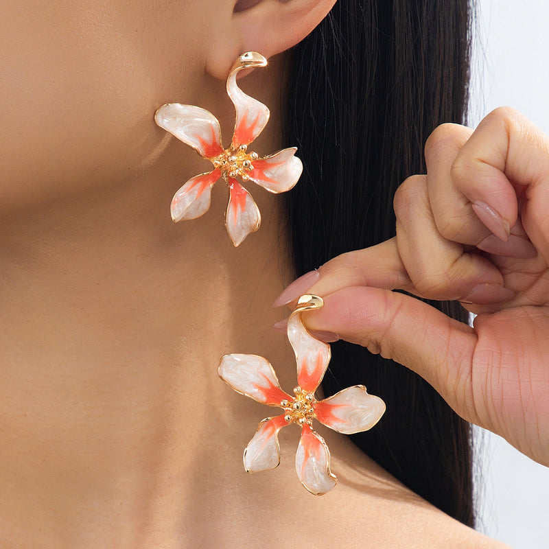 Statement Floral Earrings