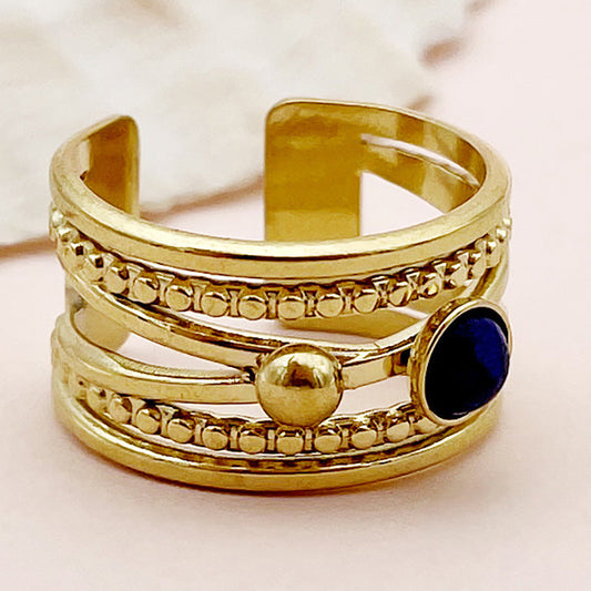 Statement Gold Cuff Ring