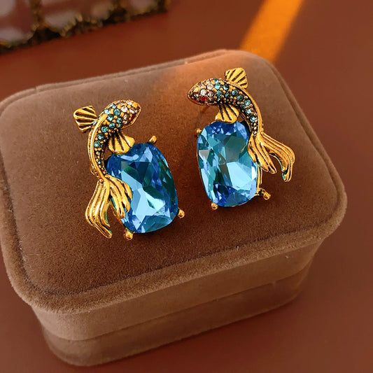 Statement Koi Fish Earrings