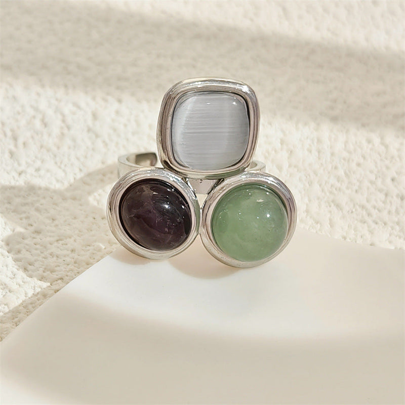 Statement Multi Stone Ring