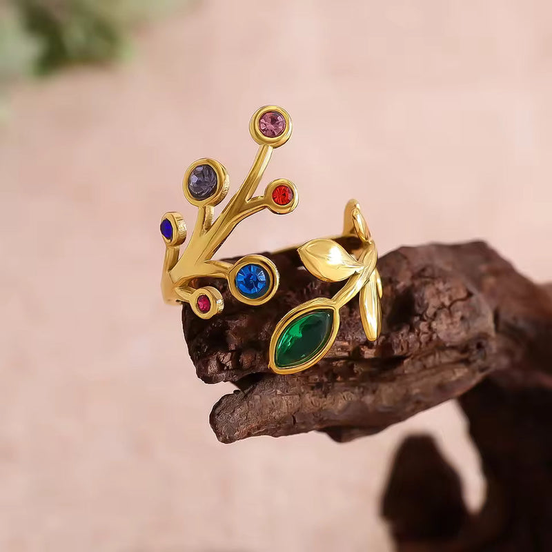 Statement Multistone Ring