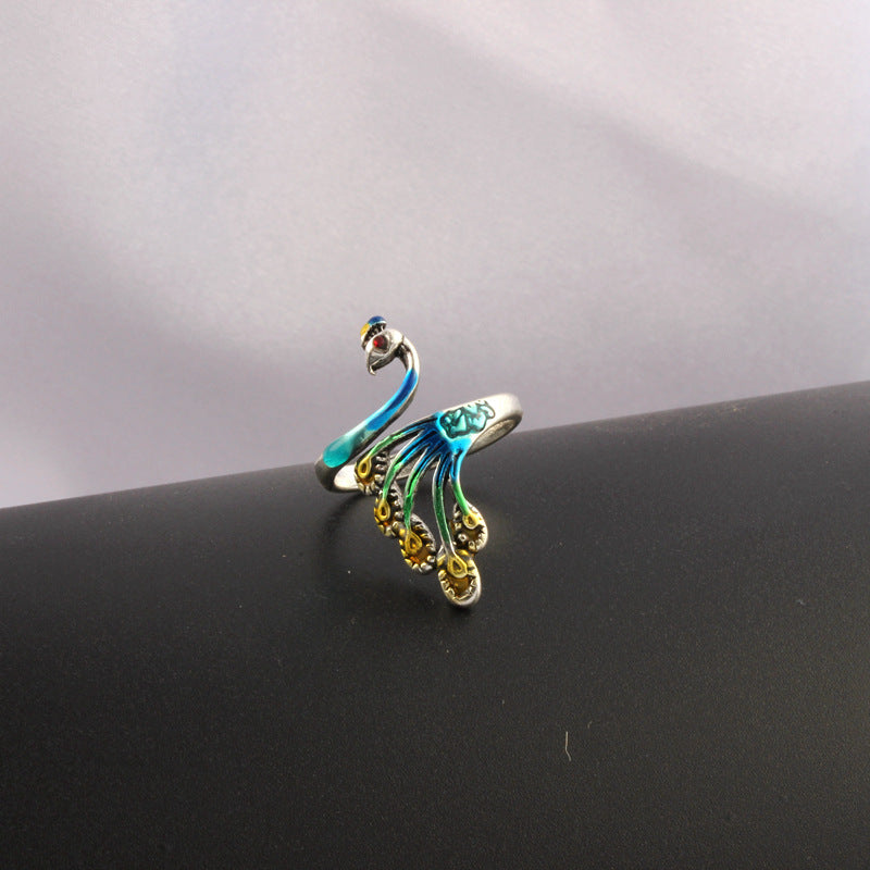 Statement Peacock Ring