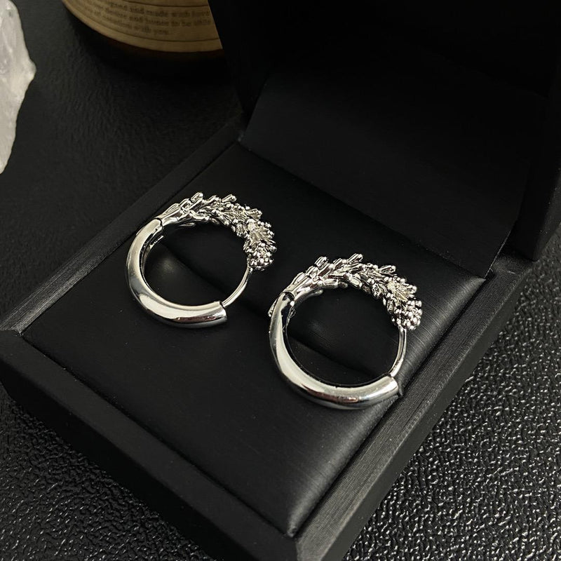 Statement Silver Earrings