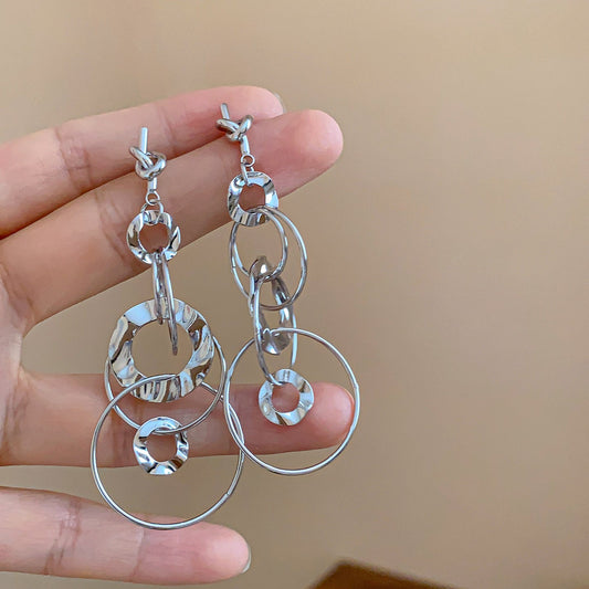 Statement Silver Earrings