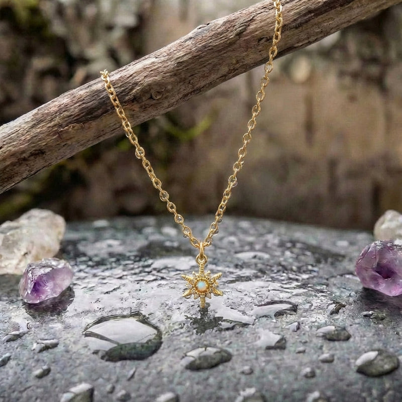 Stellina Opal Star Necklace