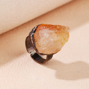 Vintage Amber Stone Ring