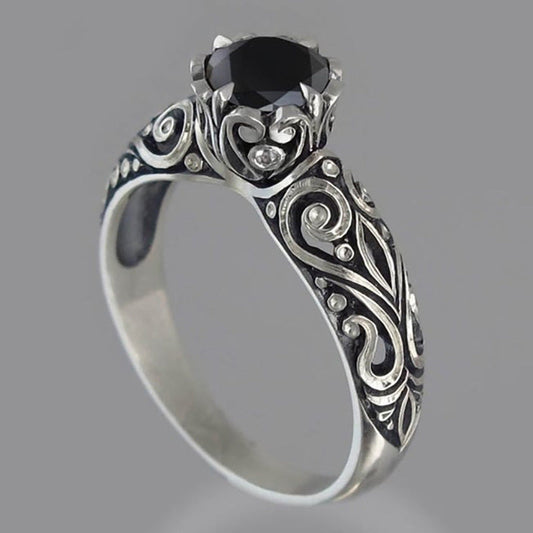 Vintage Black Onyx Ring
