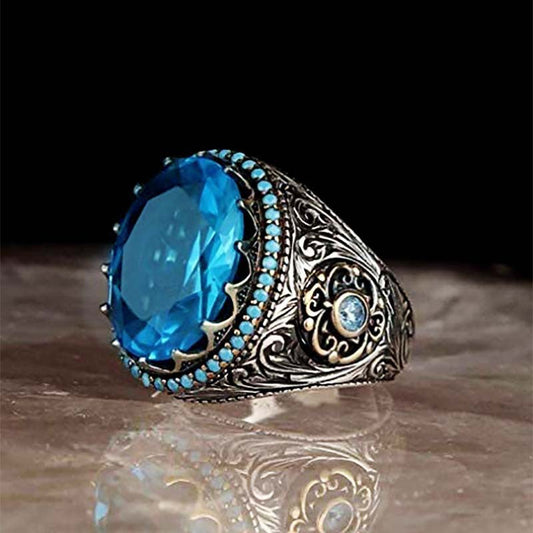 Vintage Blue Topaz Ring
