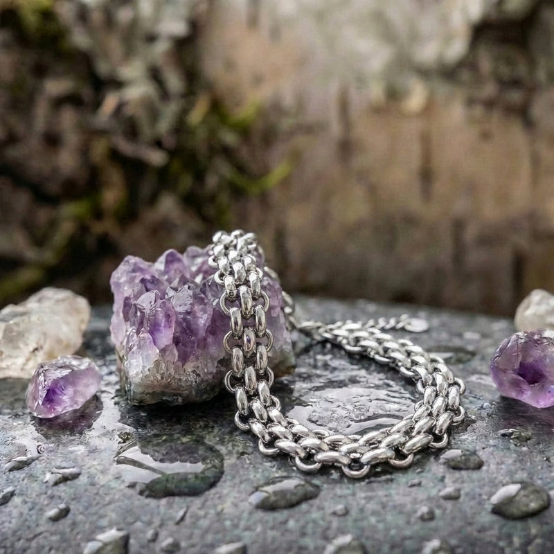 Vintage Chain Silver Bracelet