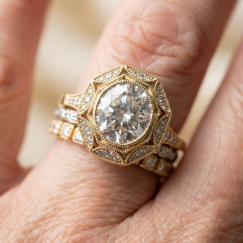 Crystal Ring Set