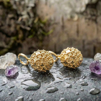 Vintage Fashion Gold Earrings