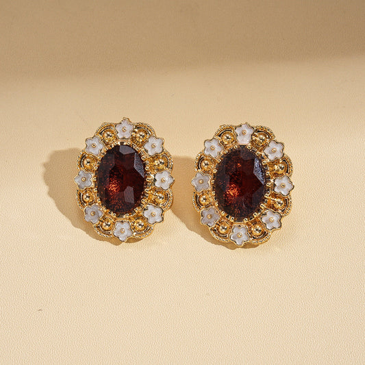 Vintage Garnet Earrings