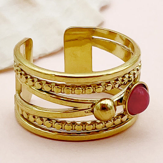 Vintage Gold Cuff Ring