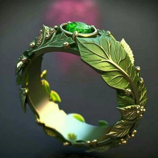 Vintage Green Peridot Ring