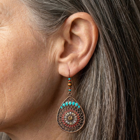 Handmade Colorful Drop Earrings