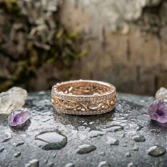 Romantic Gold Ring For Special Moments
