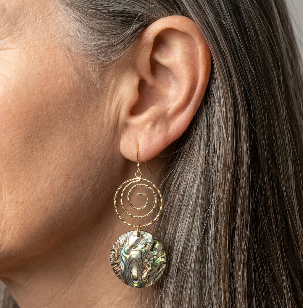 Handmade Natural Shell Earrings