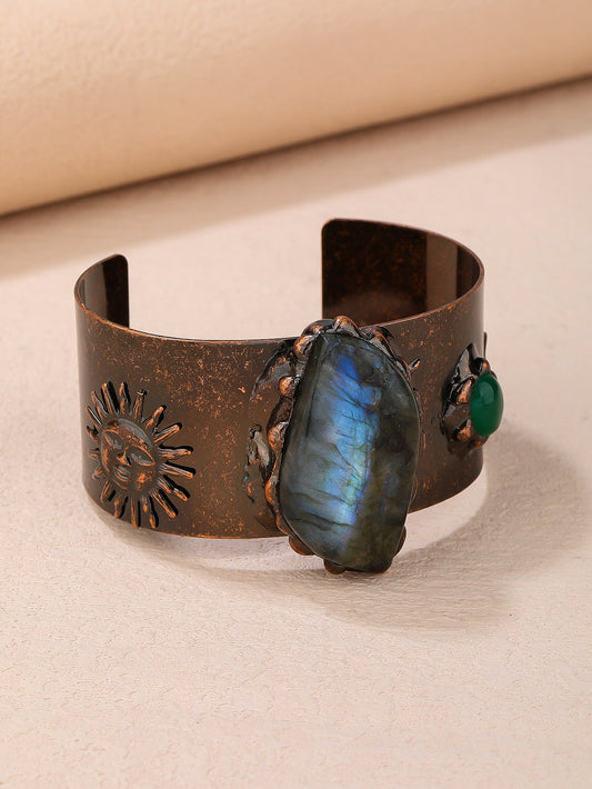 Vintage Labradorite Cuff