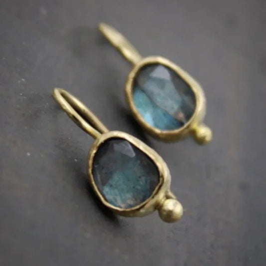 Vintage Labradorite Earrings