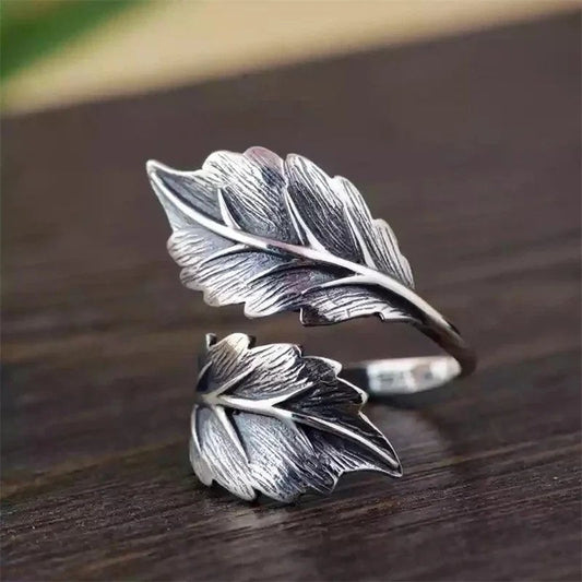 Vintage Leaf Ring