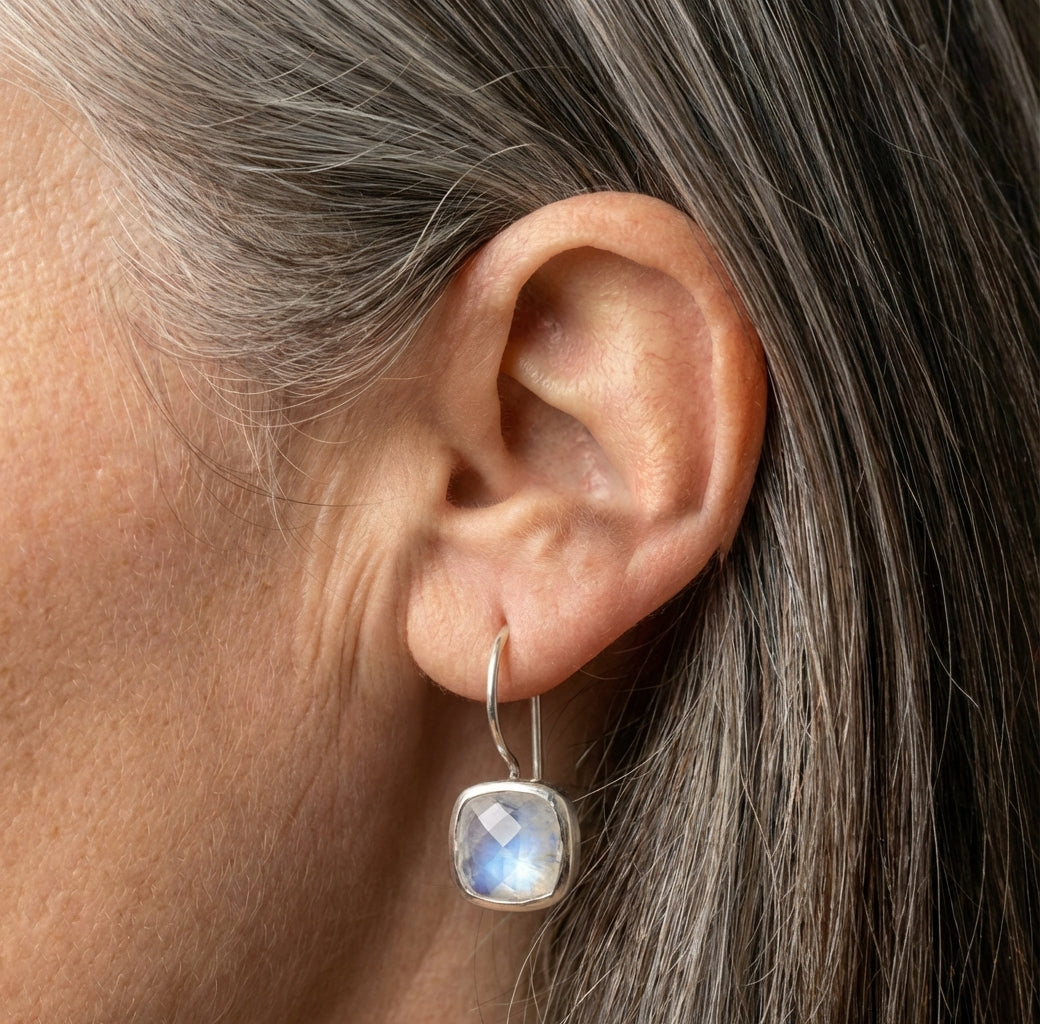 Moonstone Cubic Earrings
