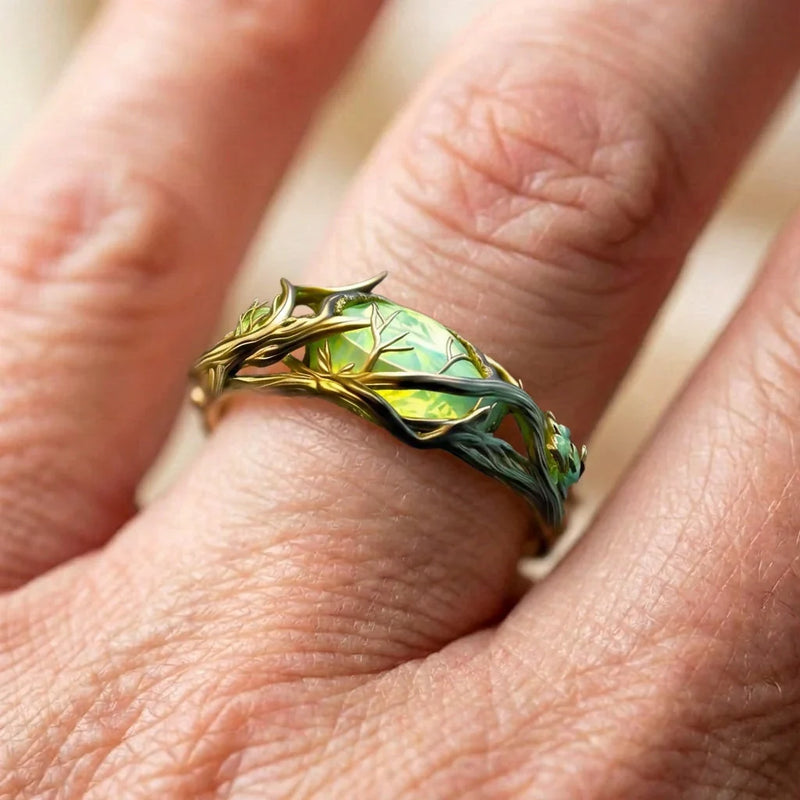 Vintage Opal Nature Ring