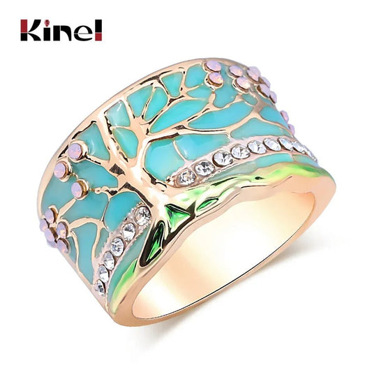 Vintage Opal Tree Ring