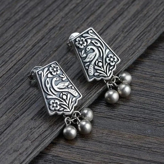 Vintage Phoenix Pearl Earrings
