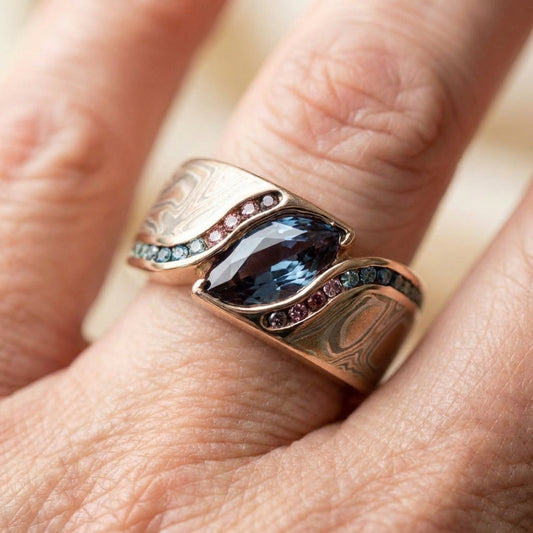 Vintage Prifddinas Eye Glass Ring