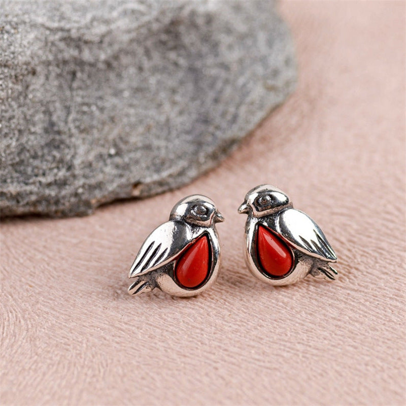 Vintage Robin Earrings