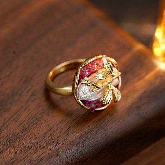 Vintage Ruby Gold Ring